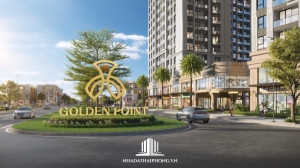 Chính chủ chuyển nhượng căn liền kề xẻ khe view công viên dự án Golden Point Kiến An, Hải Phòng